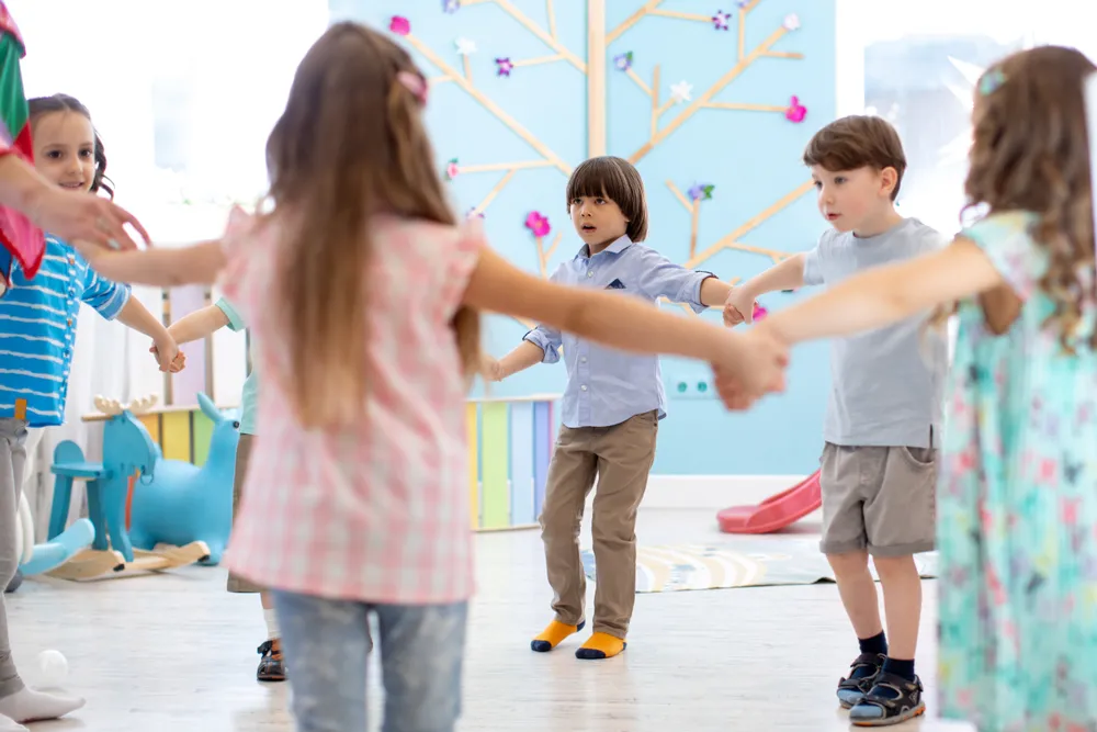 social activities for kids , wiggle and dance